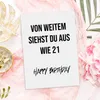 Geburtstagskarte Von Weitem 21 lustige Postkarte Produktbild-Vorschau 4