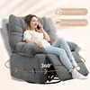 HOMCOM Relaxsessel mit Massagefunktion, Drehbarer Produktbild-Vorschau 6