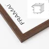 Cornice FRAMAI® 40x60 in MDF marrone: cornice ecologica con Anteprima dell’immagine prodotto 2