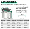 greate 5,75 Meter Dachrinnen Set mit Fallrohr verzinkt Produktbild-Vorschau 4