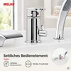 Badewannenarmatur 3-Loch Einhebelmischer Set mit Handbrause Produktbild-Vorschau 9