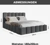 MOTIVENA Nunu Bubble Polsterbett 180x200 mit Bettkasten, Produktbild-Vorschau 7