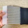 2 Stück Wellenschneider Edelstahl Riffelmesser Wellenmesser Produktbild-Vorschau 7