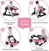 A collage of four images showing a baby walker in different modes with text descriptions. Náhled obrázku produktu