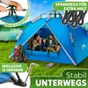 ELONEO Wurfzelt Pop Up Zelt wasserdicht Campingzelt Produktbild-Vorschau 5