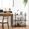 GOPLUS 3 Ebenen Bücherregal, Standregal mit Metallrahmen, Produktbild-Vorschau 2