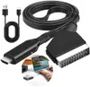 Scart auf HDMI Kabel Adapter, All in One Konverter SCART Produktbild-Vorschau 1