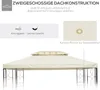 Ersatzdach für Metallpavillon 4x3m mit Leckageöffnung, Produktbild-Vorschau 4