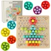 Puzzle educativo montessori con palline di mosaico 77el. Anteprima dell’immagine prodotto 1