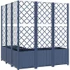 Zahradní truhlík s treláží světle pp Modro-šedá / 120 x 120 Náhled obrázku produktu 5