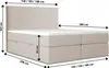 Bett Boxspringbett BERO Topper T25 mit Bettkästen - Produktbild-Vorschau 4