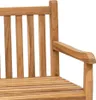 Panchina da giardino 180 x 60 x 90 cm Legno di teak solido Anteprima dell’immagine prodotto 8