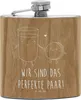 Mr. & Mrs. Panda Flachmann Milch Keks - Transparent - Produktbild-Vorschau 1