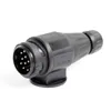 Wiltec Anhänger Stecker 13-polig 12V, Nylon Adapter für PKW Produktbild-Vorschau 3