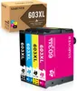 A product shot of four ink cartridges and their packaging. Produktbild-Vorschau