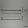 LED Spiegelleuchte IP44 Badleuchte Bad Wandlampe 61,5cm Produktbild-Vorschau 5