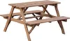 A wooden picnic table for children. Produktbild-Vorschau