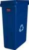 Rubbermaid FG354007BLUE Poubelle Rubbermaid Slim Jim avec Voir les images du produit 2
