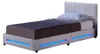 HOME DELUXE - LED Bett Asteroid - Weiß, 90 x 200 cm - Inkl. Produktbild-Vorschau 1