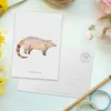 Mr. & Mrs. Panda Postkarte Nasenbaer - Weiß - Geschenk, Produktbild-Vorschau 3