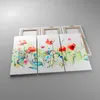Bild auf Leinwand - Leinwandbild - Blumen Wiese Blatt Natur Produktbild-Vorschau 2