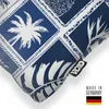 VOID Retro Palmen Blau Kissenbezug Kissenhülle Polyester Produktbild-Vorschau 2
