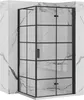 Cabina Doccia Angolare Rea Montana 100X90 Brush Gold Anteprima dell’immagine prodotto 9