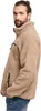 A man wearing a beige fleece jacket and jeans, shown from the side. Anteprima dell’immagine prodotto