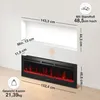 Elektrický krb KAMINIO MARLON - elektrický krb 3 v 1 s Náhled obrázku produktu 6