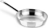 A stainless steel frying pan on a white background. Anteprima dell’immagine prodotto