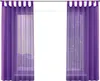 2er-Pack Gardinen Transparent Vorhang Set Wohnzimmer Voile Produktbild-Vorschau 2