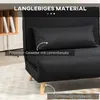 HOMCOM Schlafsessel, 2-in-1 Schlafsofa mit Bettfunktion, Produktbild-Vorschau 5