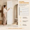 Hoge kast met opbergvakken en deuren, garderobe met Productafbeelding-voorbeeld 4