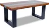 Table basse en résine de teck 100x50 cm Voir les images du produit 4