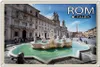 Blechschild Reise Rom Italien Piazza Navona Skulptur Produktbild-Vorschau 1