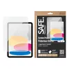 A screen protector for an Apple iPad Air 11" / iPad 10.9" is shown, with the product packaging and the screen protector itself visible. Produktbild-Vorschau
