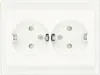 Merten MEG2328-1419 Presa di corrente CEE 7/3 Bianco Anteprima dell’immagine prodotto 2