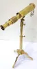 Omgoods - Vintage Messing Telescope op Tripod - Antiek Productafbeelding-voorbeeld 4