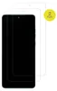 Two screen protectors are shown laid on top of each other, with a yellow circle containing the text '2 Pack' in the upper right corner. Náhľad obrázku produktu