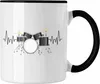Trendation - Schlagzeug Herzschlag Tasse Geschenk für Produktbild-Vorschau 1