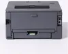 A gray Brother laser printer is shown from the front on a white background. Produktbild-Vorschau
