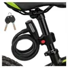 Trizand 27614 Fahrradschloss 150 cm, 12 mm, Stahl, schwarz Produktbild-Vorschau 2