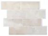 vidaXL, carrelage pour métro, 10 pièces, beige marbré, 29 x Voir les images du produit 1