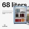 KlarsteinAudrey Evo mini lednice| 68 l, retro design, Náhled obrázku produktu 2