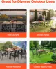 VEVOR Terrassentisch Gartentisch Balkontisch (1505 x 960 x Produktbild-Vorschau 6
