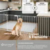 KESSER® Kaminschutzgitter mit Tür Metall Ofenschutzgitter Produktbild-Vorschau 5