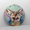 Wanduhr - Rund - Glasuhr - Klein November Bunt - 40x40cm - Produktbild-Vorschau 4