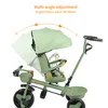 Kinderdreirad Baby-Dreirad Drehbarer Sitz Fahrrad Baby Produktbild-Vorschau 9