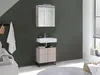 Badezimmer Badmöbel Set 4 VENEZIA kaschmir Spiegelschrank Produktbild-Vorschau 1