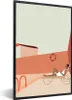 MuchoWow® MuchoWow® Gerahmtes Poster Frauen - Strandkorb - Produktbild-Vorschau 1